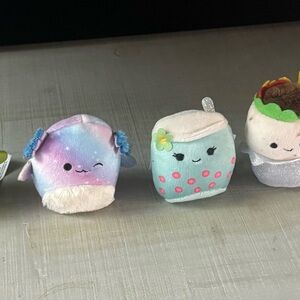Mini Lot of 7 Squish mallows Stuffed Animals